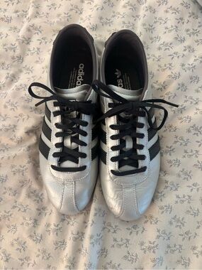 Adidas Originals Tokyo Metallic Silver Black Sneakers Women’s 8.5